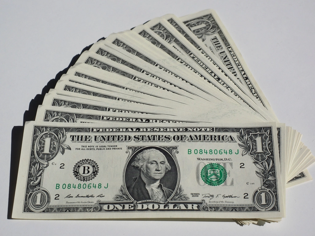 Free US dollar banknotes image